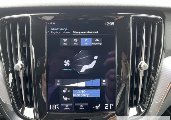 Volvo V60 cena 134900 przebieg: 120000, rok produkcji 2020 z Warszawa małe 631